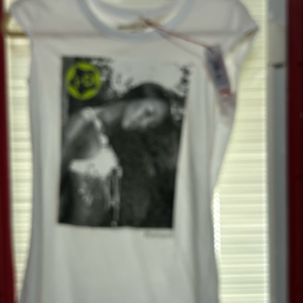 FLORUCCI  White Tee with Artistic Graphic
